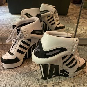 Adidas by Jeremy Scott wedge sneakers